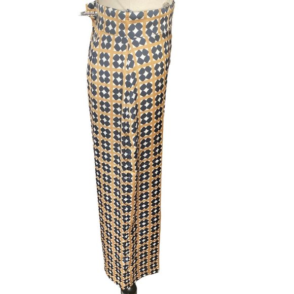 ZARA WIDE LEG GRAPHIC PRINT PANTS (SZ MED) - Picture 5 of 8